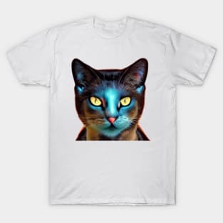 Cat with avatar eyes T-Shirt